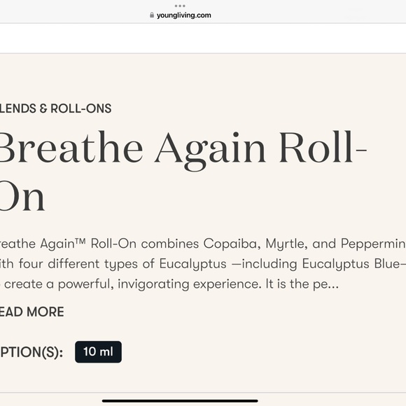 Roll on Bundle Young Living Deep Relief, Tranquil & Breathe Again NWT - Picture 9 of 12